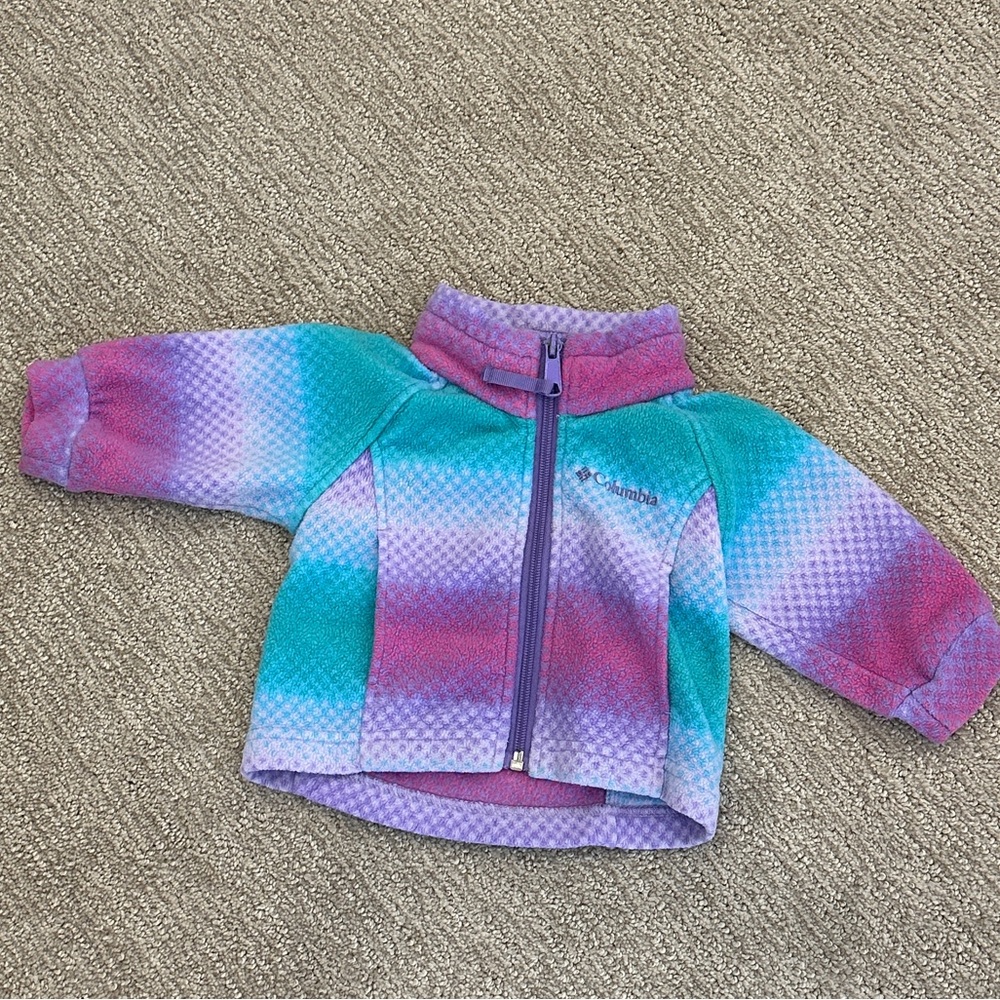 Columbia Kids' Purple and Blue Fleece Jacket